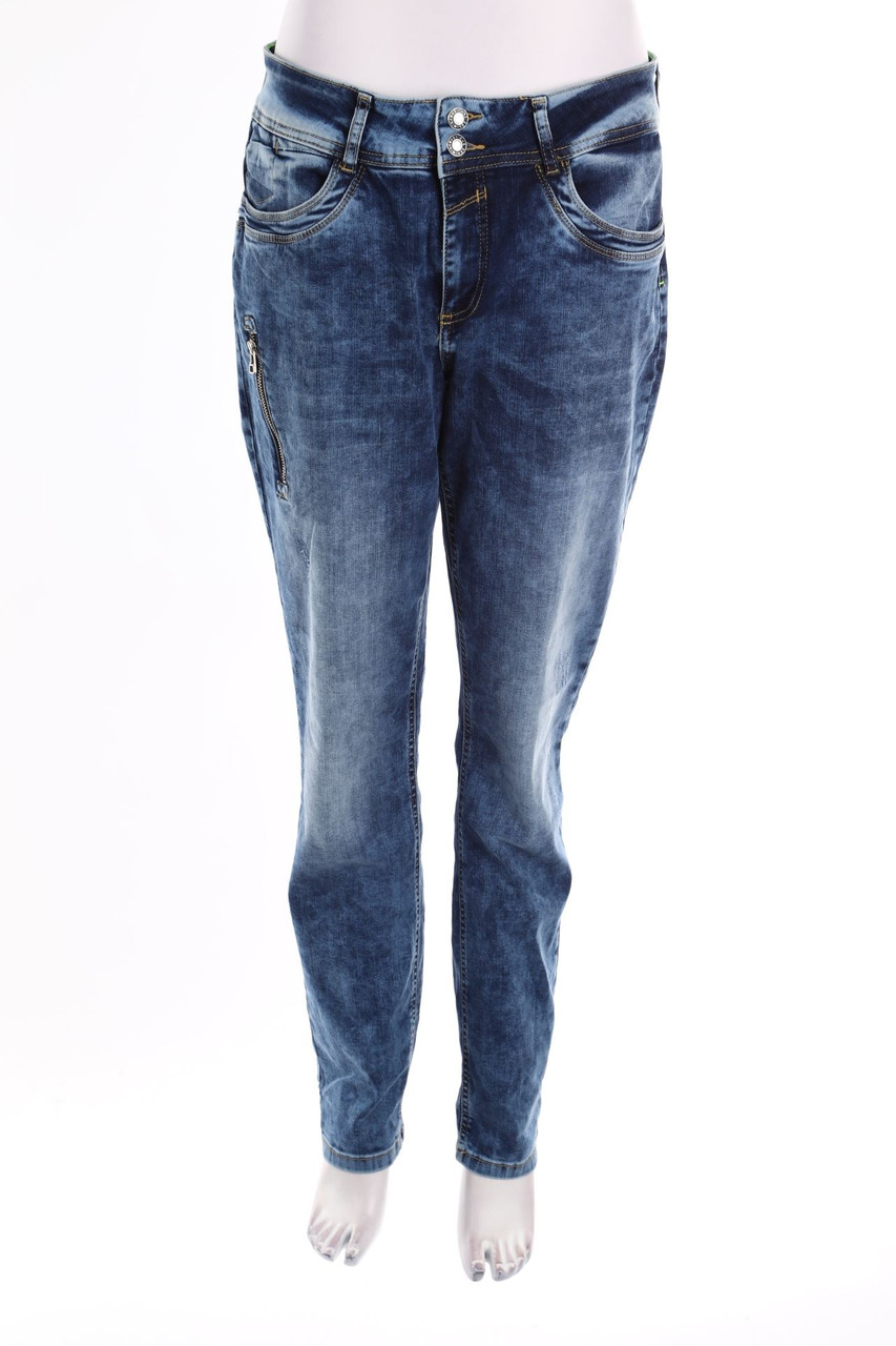 Street One - Moonwashed Skinny-Jeans - XL