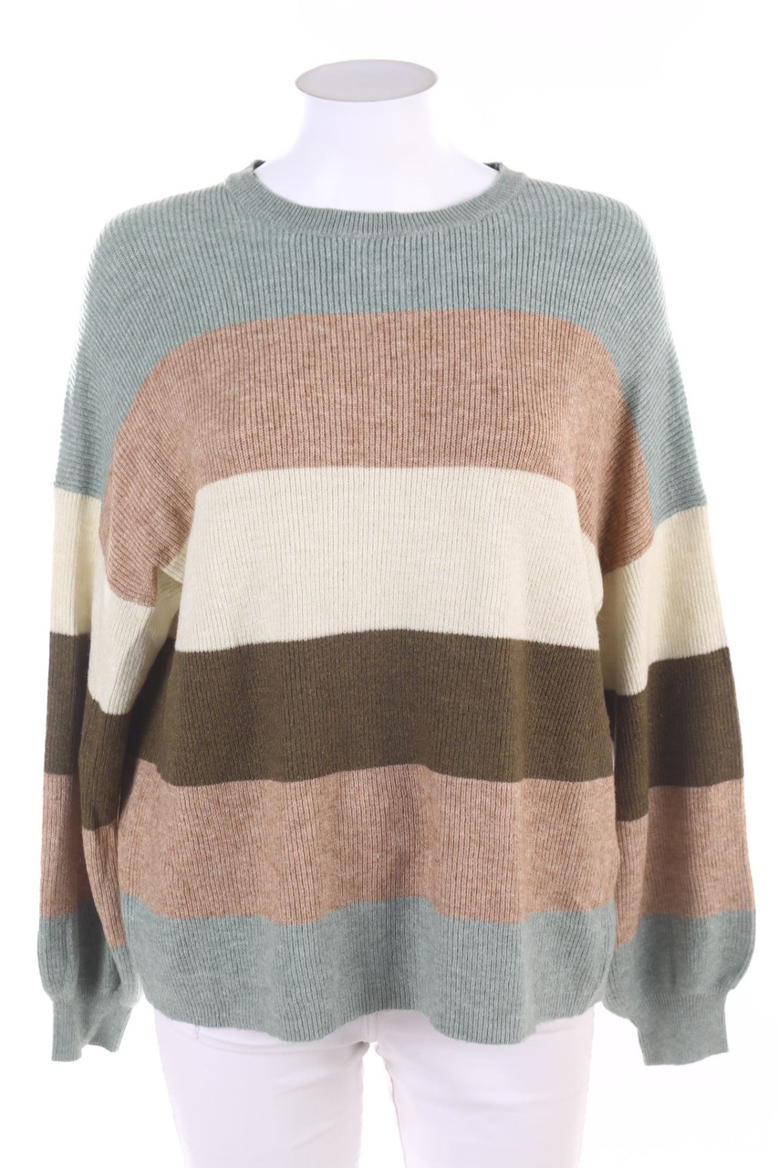 ONLY - Streifen-Strick-Pullover - XL