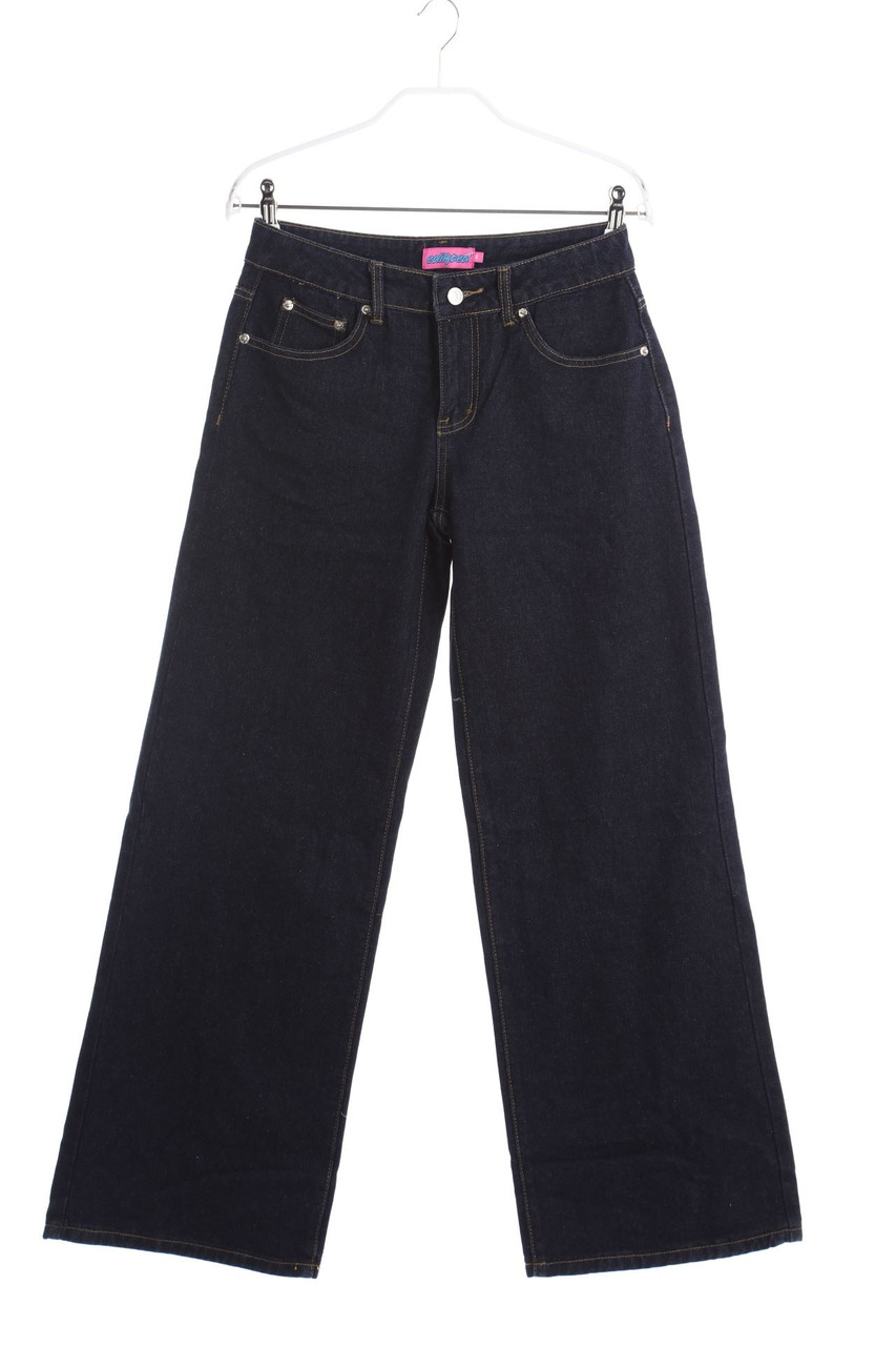 SECONDHAND - Dark Denim Flared Jeans - XS