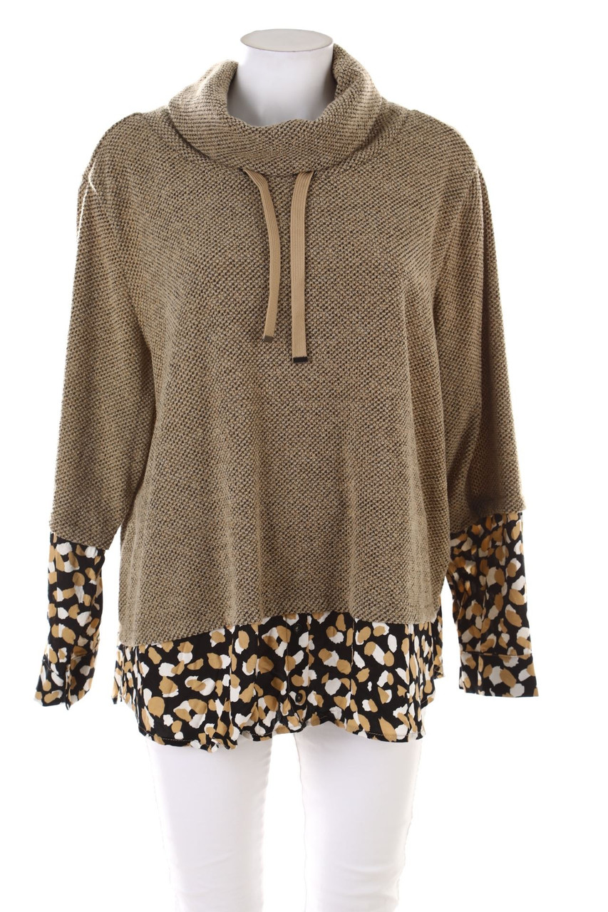 Laura Torelli - Strick-Pullover im Layer Look - XL