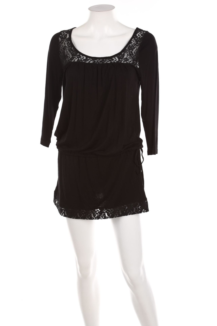 G!na - Minikleid mit Spitze - L