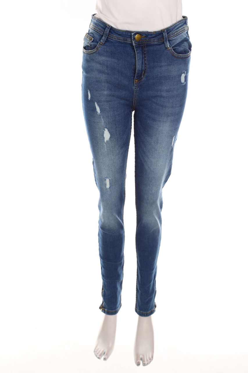 Janina - Used Look Skinny-Jeans - L