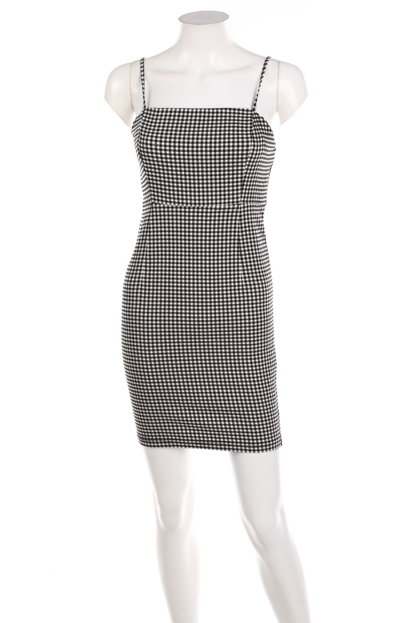 FB SISTER - Minikleid mit Karo-Muster - S