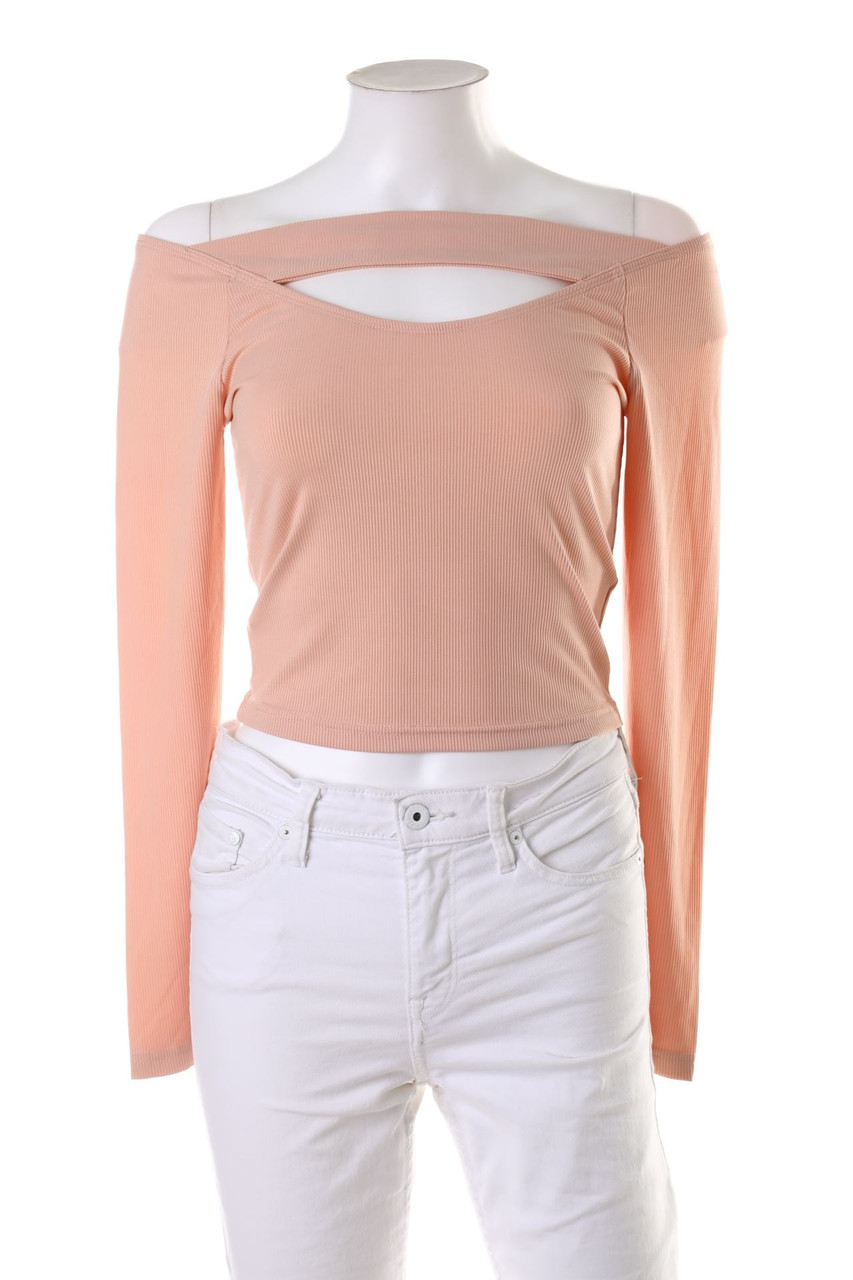 SHEIN - Longsleeve-Shirt mit Cut-out - M
