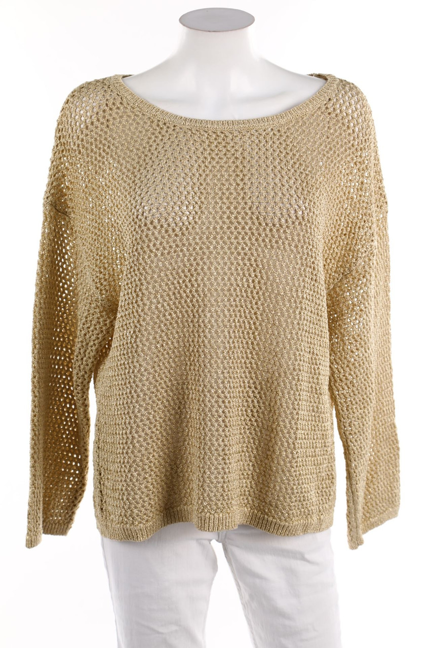 ABOUT YOU - Strick-Pullover aus Lochstrick - L