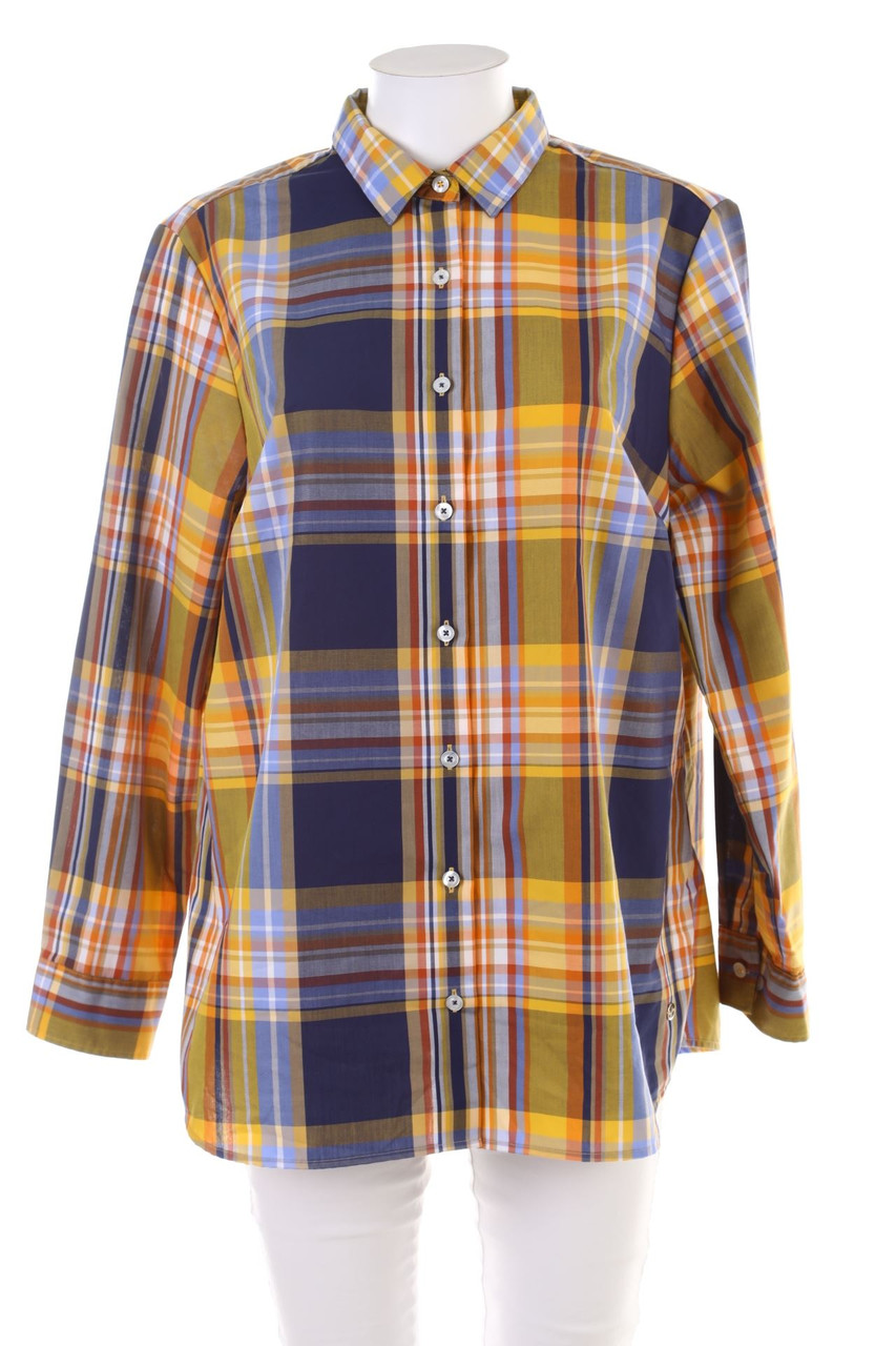 walbusch - Karo-Hemd-Bluse - 3XL