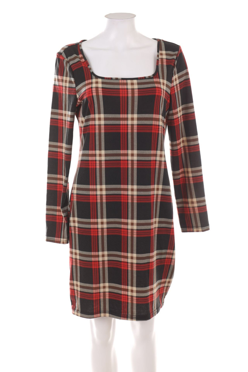 SHEIN - Kleid mit Karo-Muster - XL