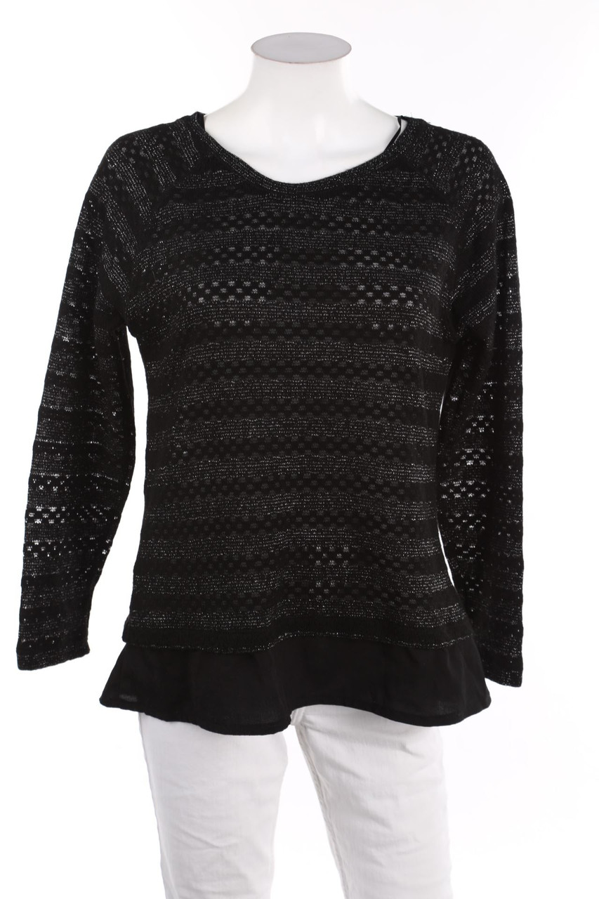 Charles Vögele - Glitzer-Strick-Pullover - M