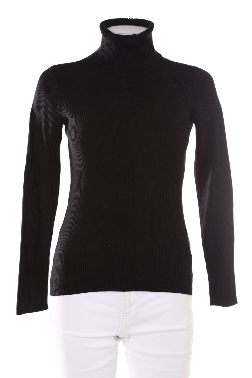 AMISU - Strick-Pullover mit Rollkragen - M