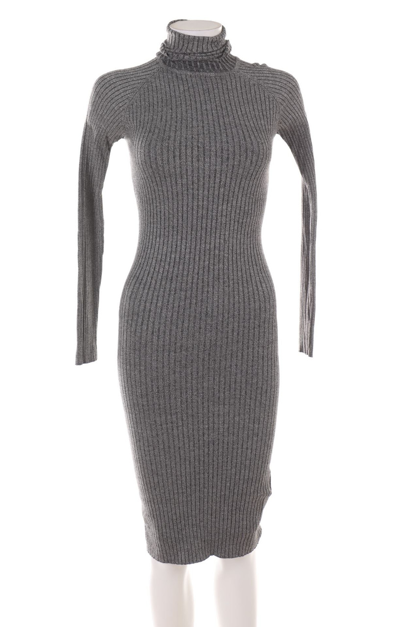 AMISU - Strickkleid mit Rollkragen - XS