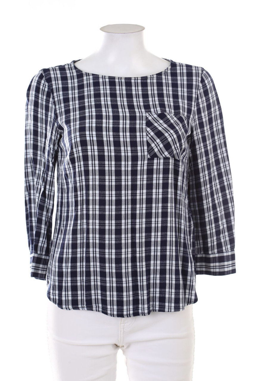 Marc O&acute;Polo - Bluse mit Karo-Muster - XS