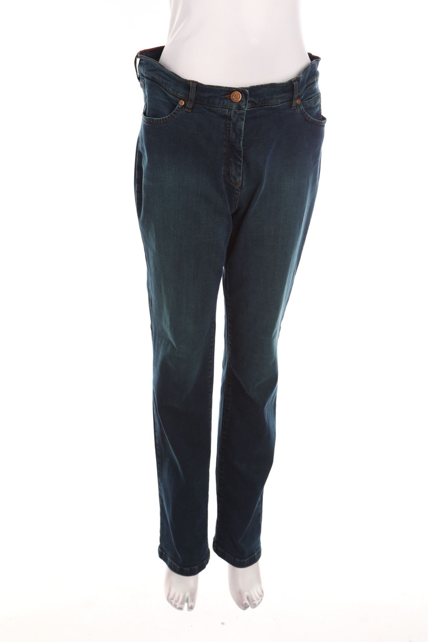 TONI - Used Look Straight Cut Jeans - 44