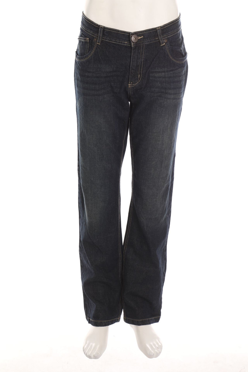LIVERGY - Used Look Straight Cut Jeans - L