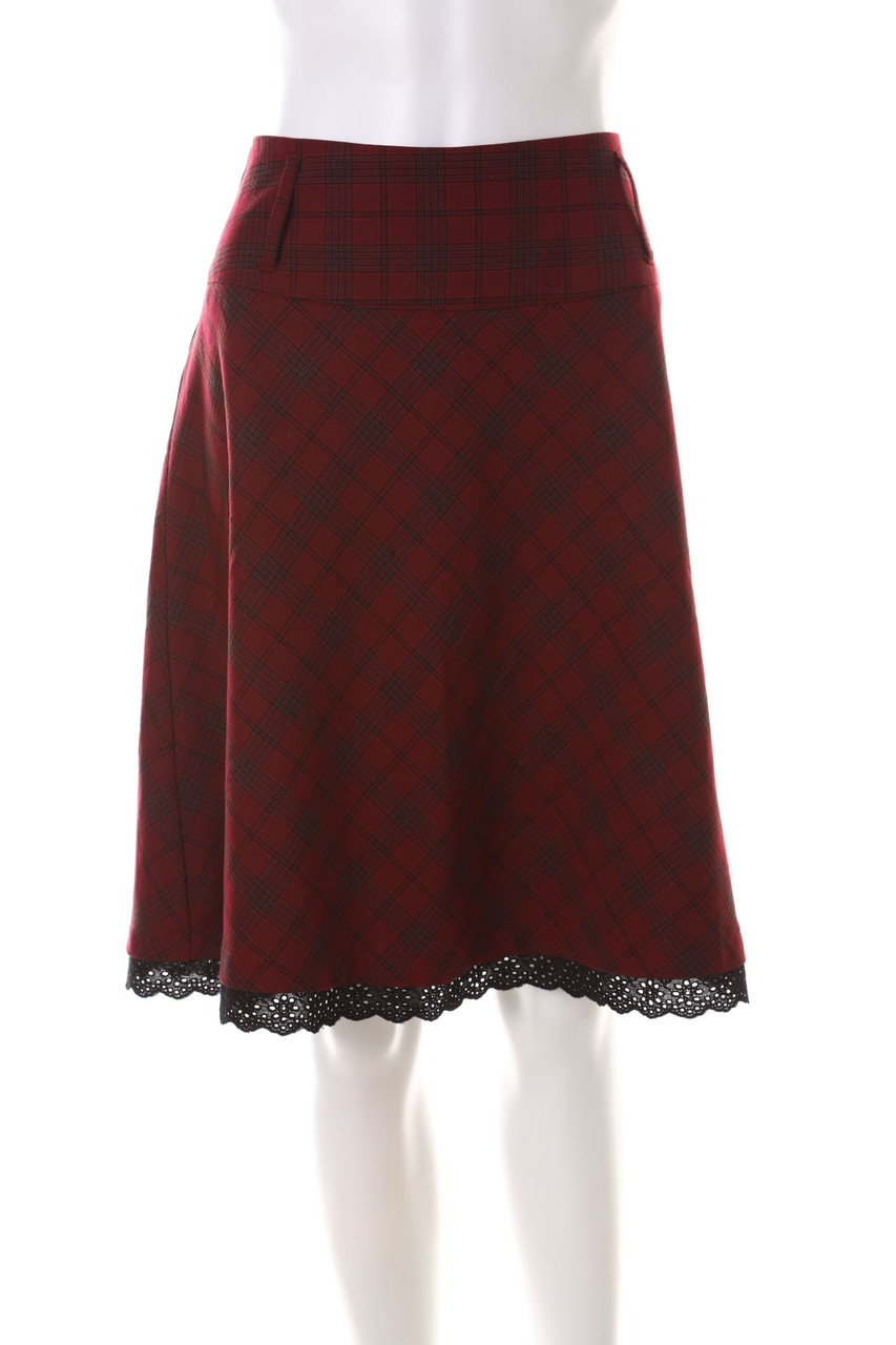 COOL CODE - Rock mit Karo-Muster - M