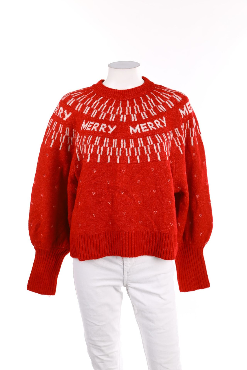 C&A - Weihnachts-Strick-Pullover - S