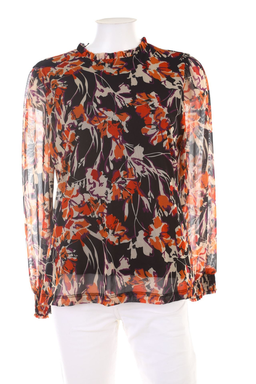 SA.HARA - Bluse mit floralem Muster - M