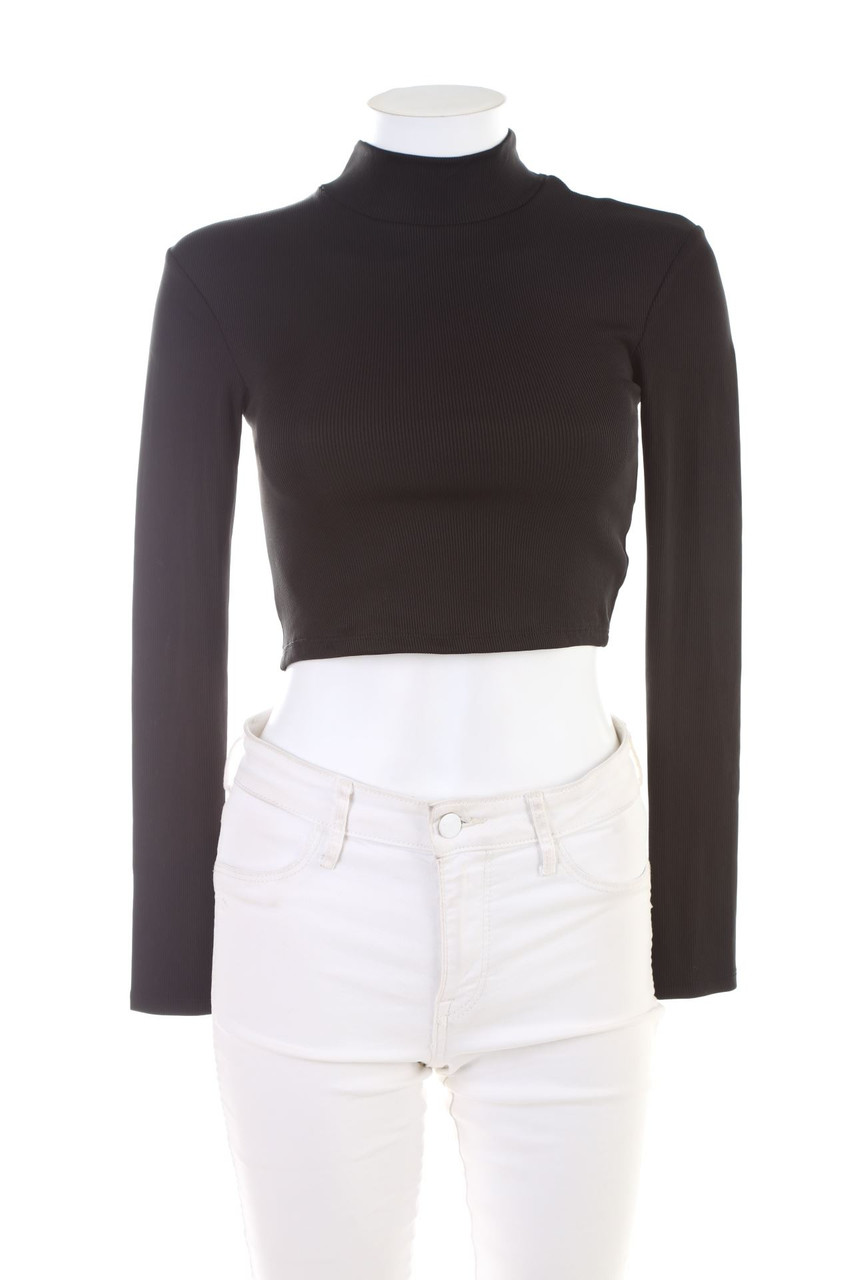 AMISU - Cropped-Longsleeve-Shirt - S