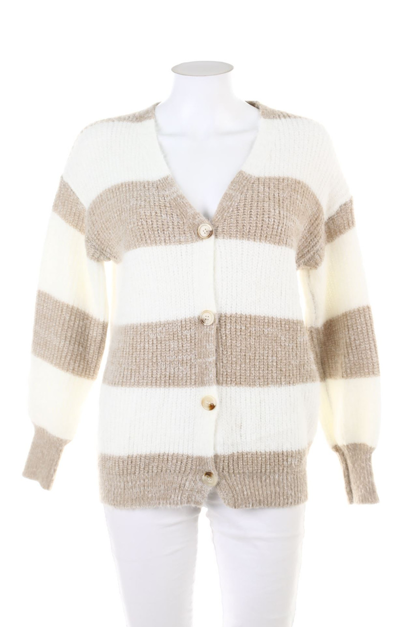 Ohne Label - Streifen-Cardigan - S