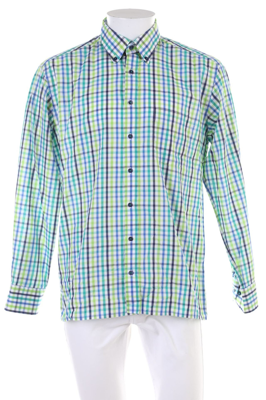 eterna - kariertes Hemd - L