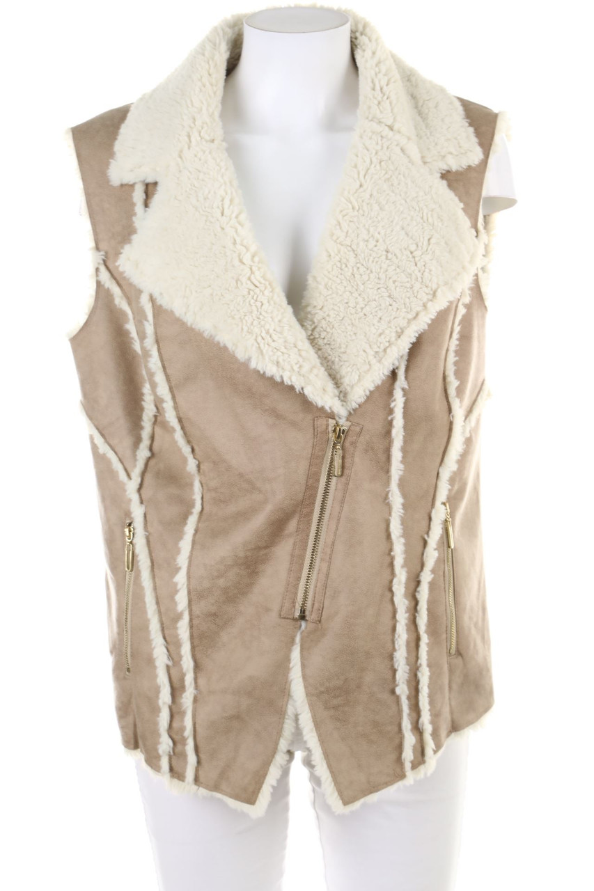 Betty Barclay - Faux Shearling-Weste - XL