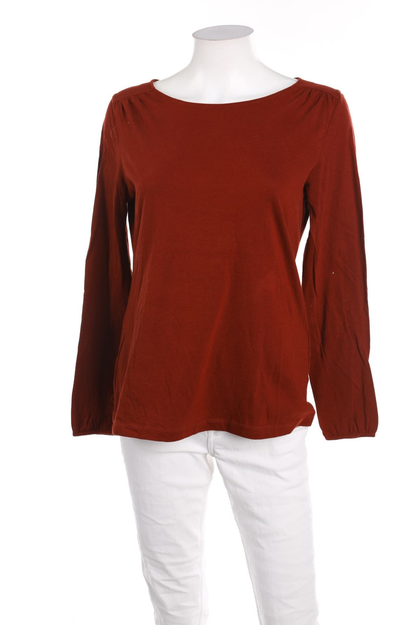 Grüne Erde - Longsleeve-Shirt aus Baumwolle - M