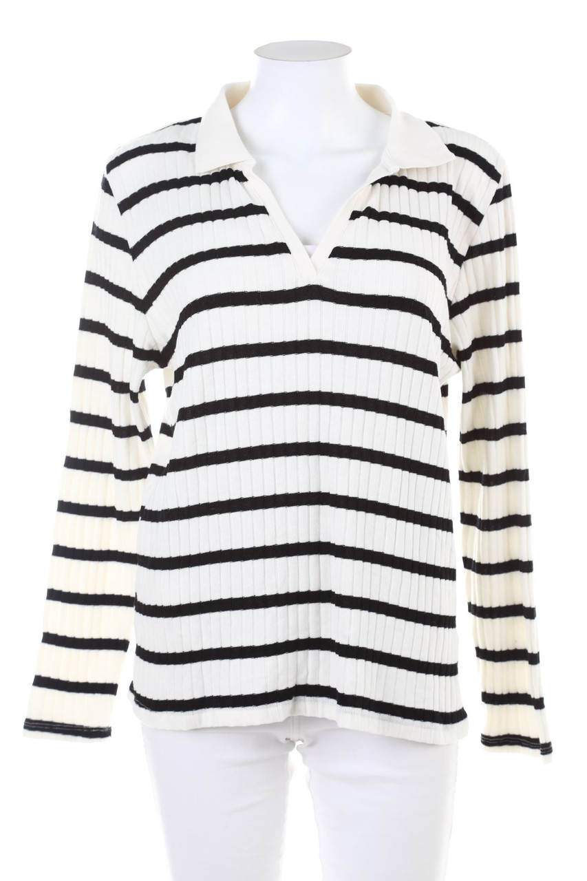 page one - Strick-Pullover mit Streifen - XL