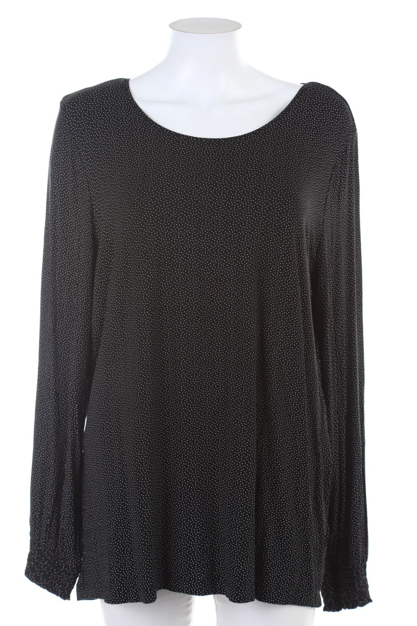 GINA BENOTTI - Longsleeve-Shirt mit Pünktchen - L