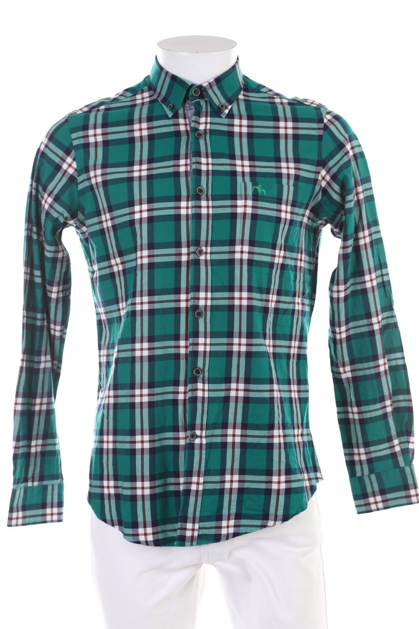 SECONDHAND - kariertes Button-down-Hemd - M