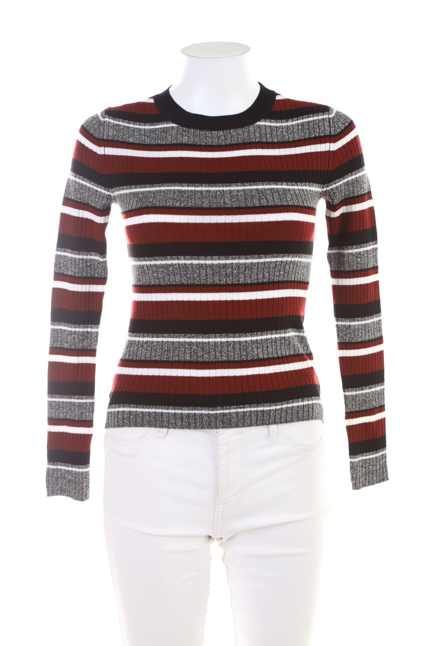H&M - Strick-Pullover mit Streifen - XS