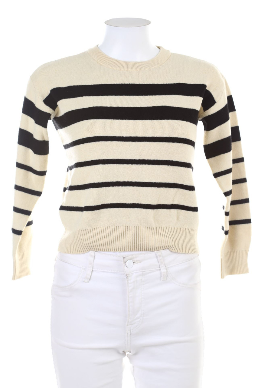 Up FASHION - Strick-Pullover mit Streifen - S