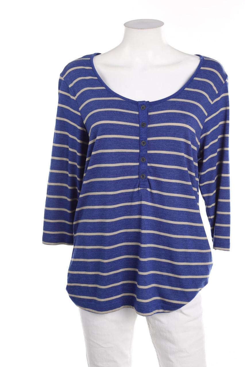 Michèle Boyard - Streifen-Longsleeve-Shirt - XL