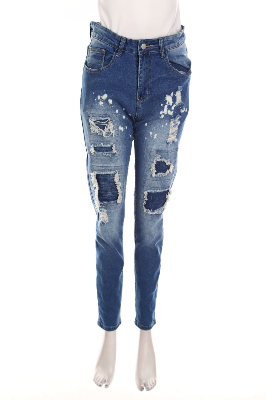 SECONDHAND - Distressed Skinny-Jeans - M