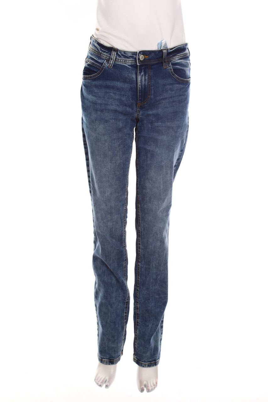 TOM TAILOR - Used Look Straight Cut Jeans - M