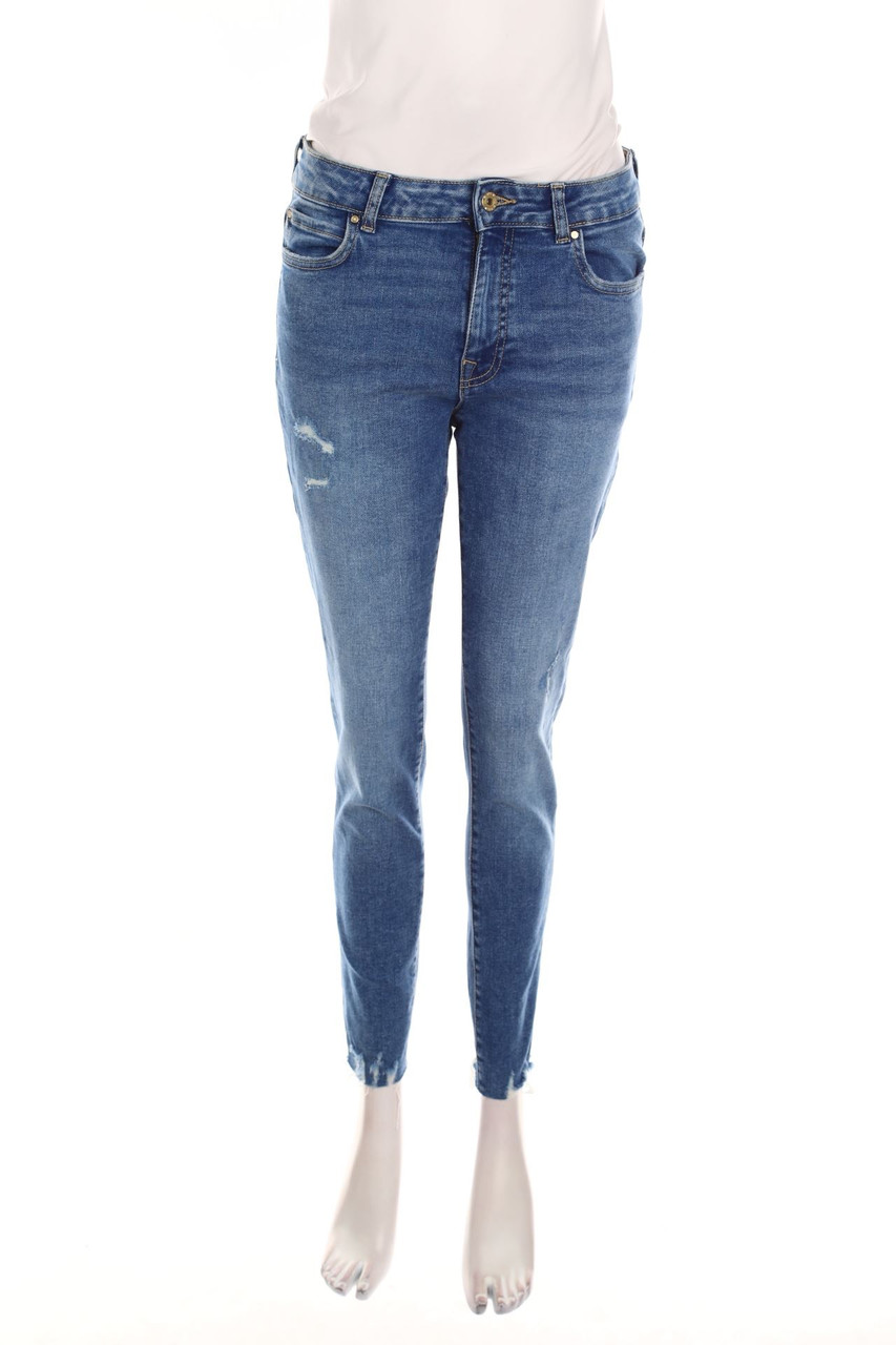 ZARA - Distressed Skinny-Jeans - XL