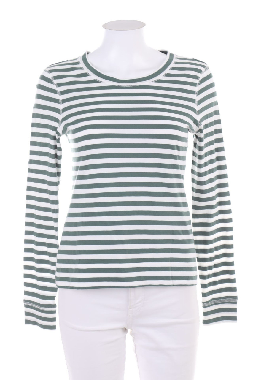 G!na - Longsleeve-Shirt mit Streifen - M