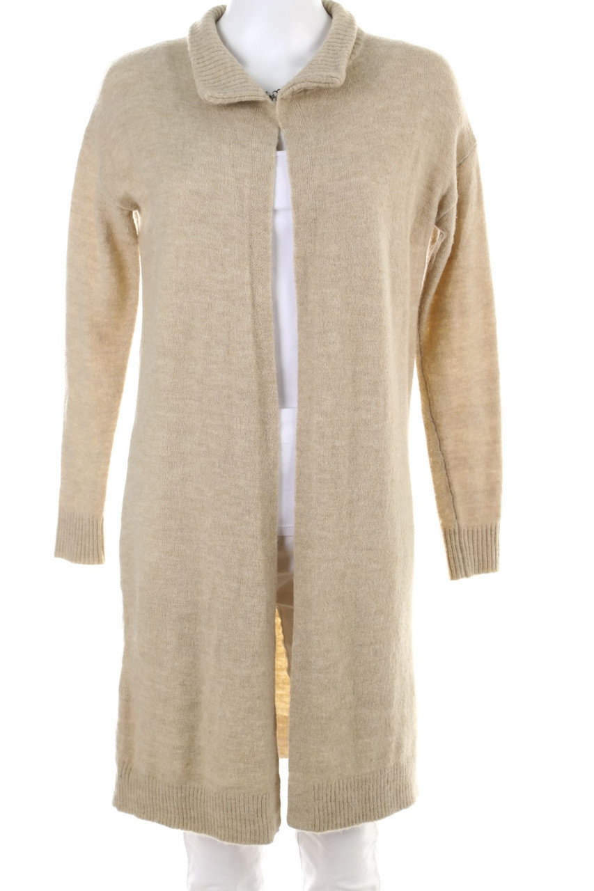 SECONDHAND - Long-Cardigan mit Wolle - S