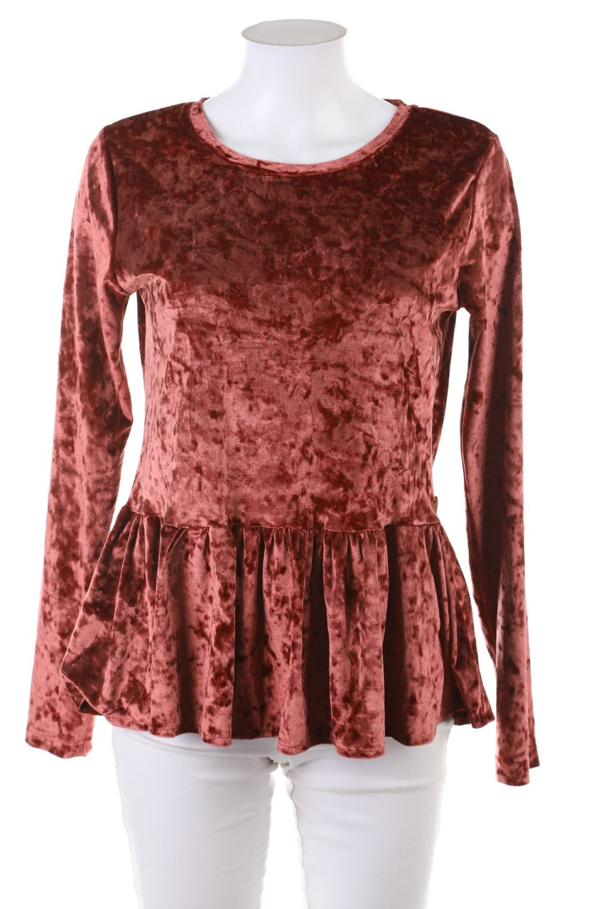 SECONDHAND - Samt-Longsleeve-Shirt - S