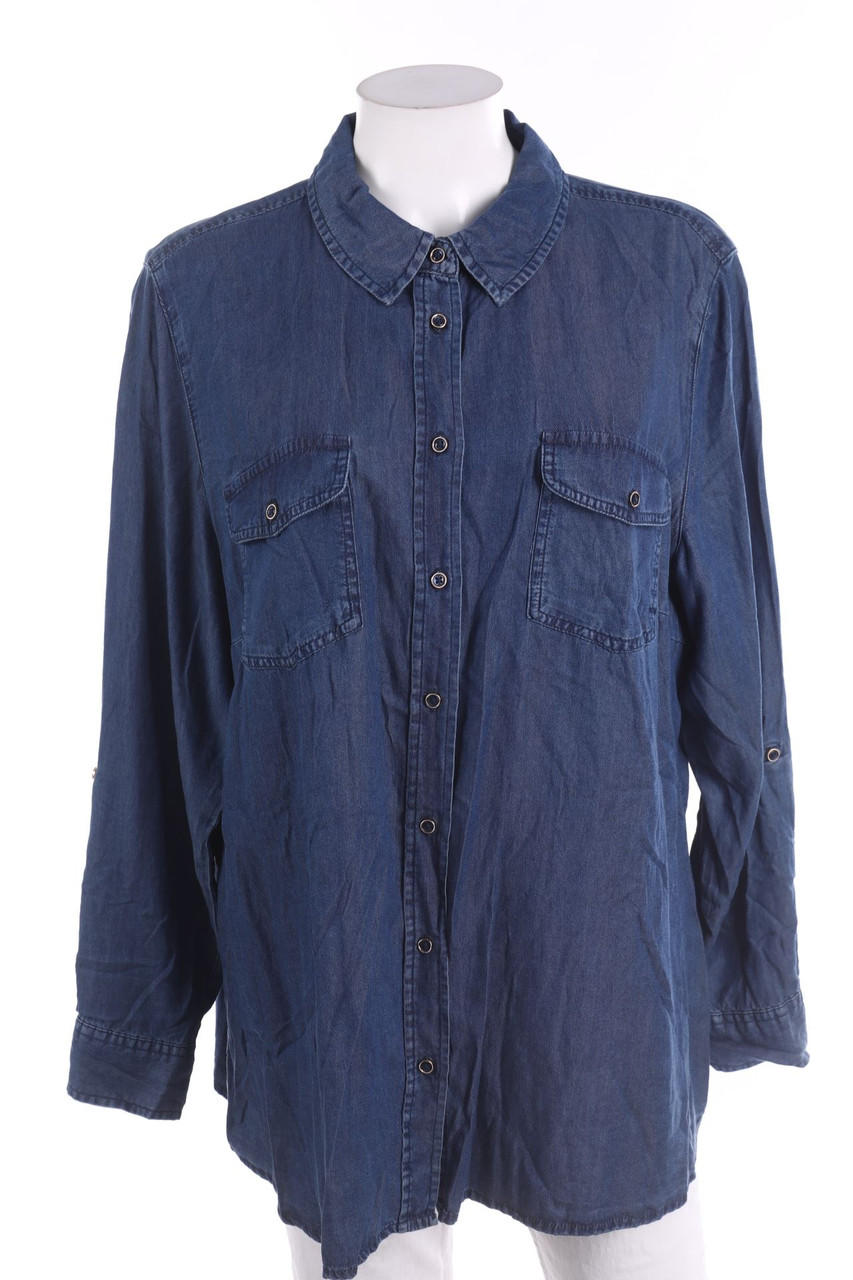 BEXLEYS - Hemd-Bluse in Denim-Optik - 50