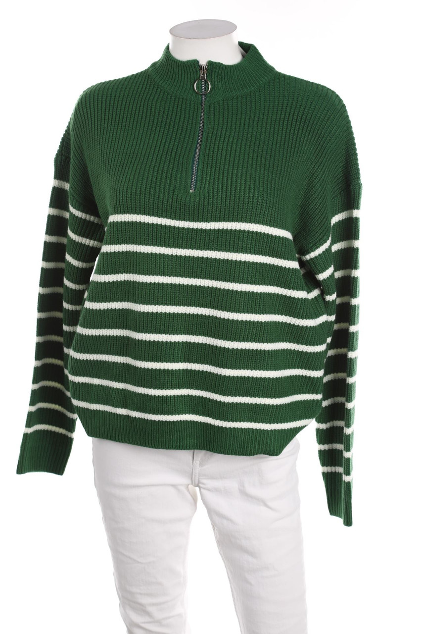 SHEIN - Streifen-Strick-Pullover - M