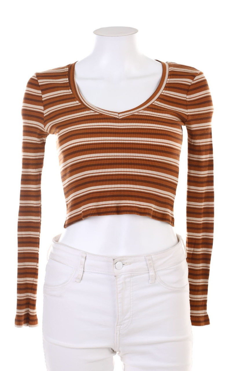 PRIMARK - Cropped-Longsleeve-Shirt - XS