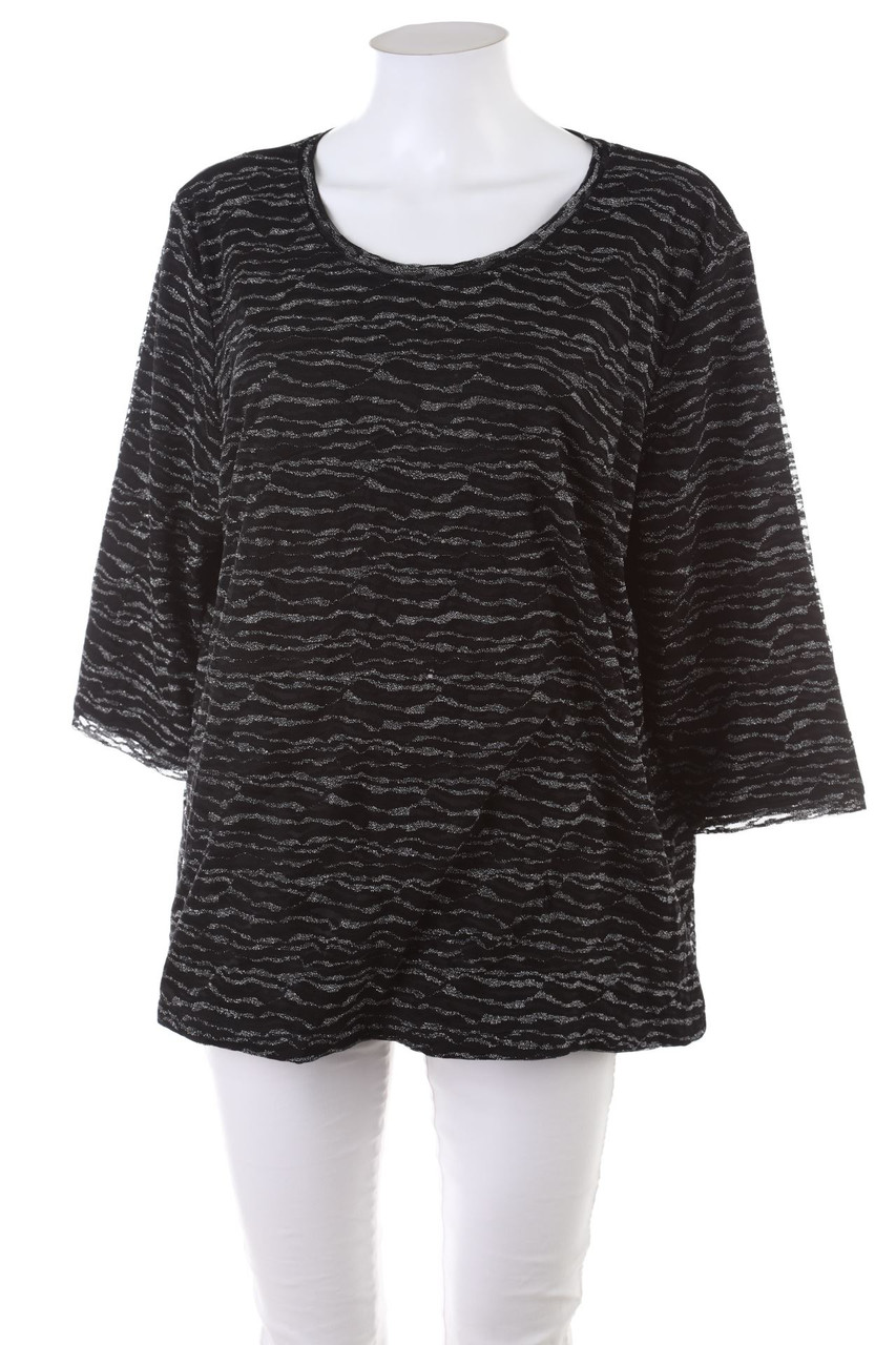 Lavelle - Longsleeve-Shirt mit Glitzer - 48