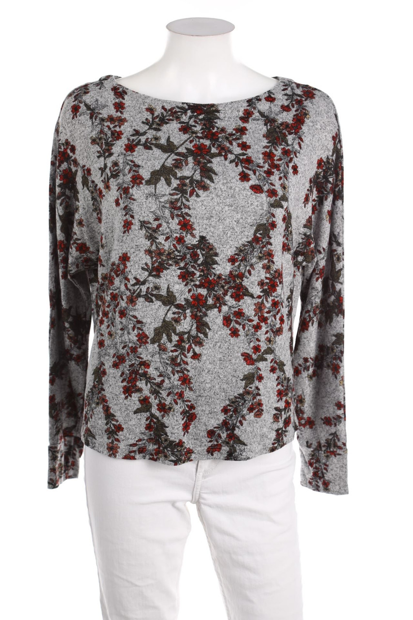 s.Oliver - Longsleeve-Shirt mit floralem Muster - XS