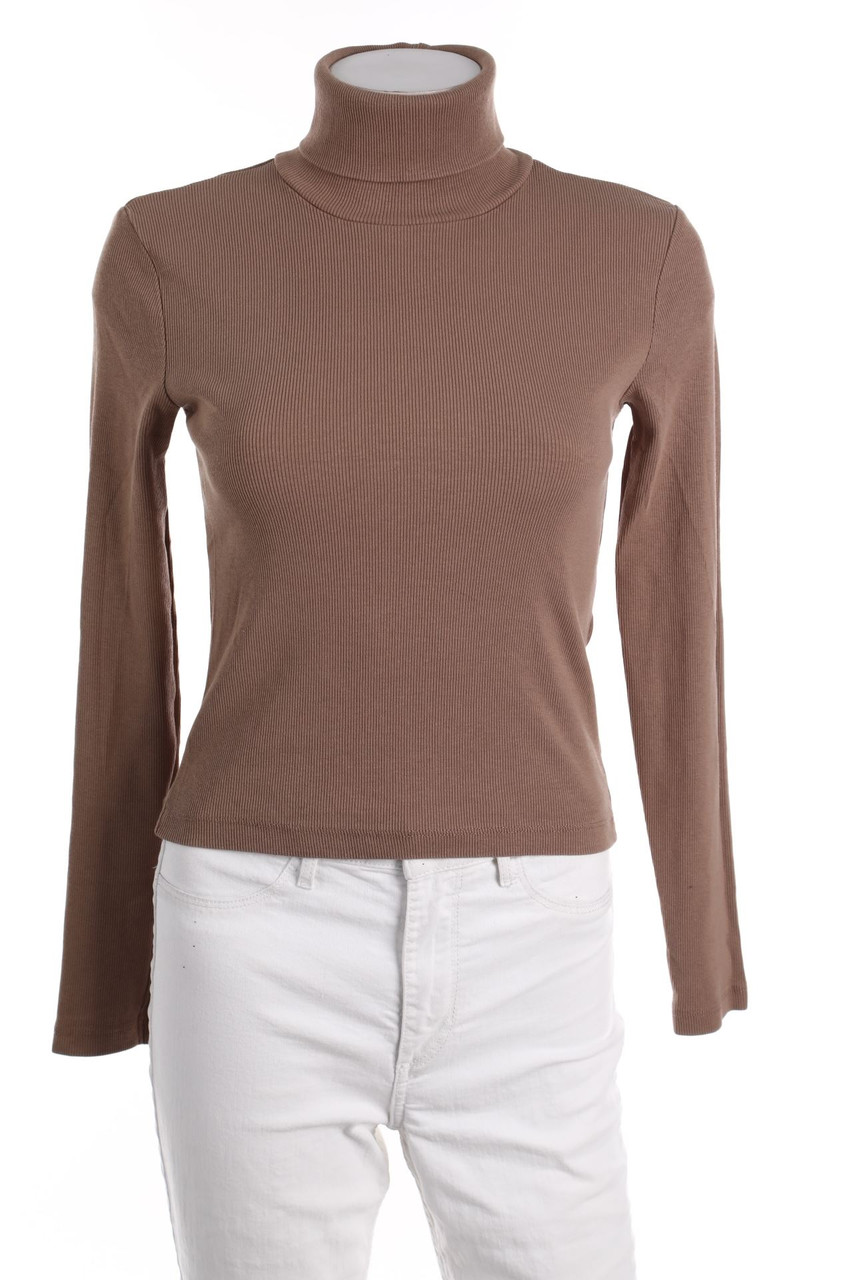 ZARA - Longsleeve-Shirt mit Rollkragen - M