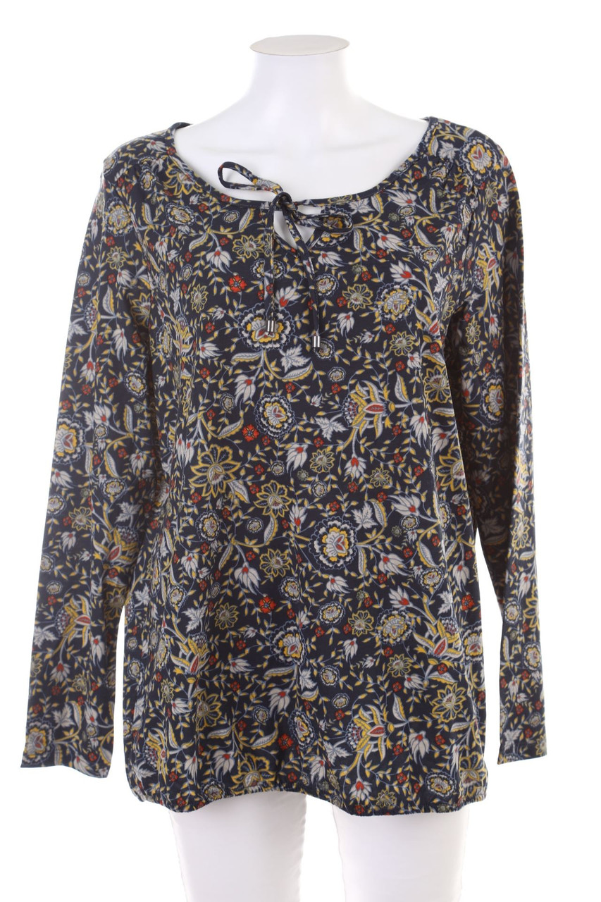 GINA BENOTTI - Longsleeve-Shirt mit Blumen-Print - 2XL