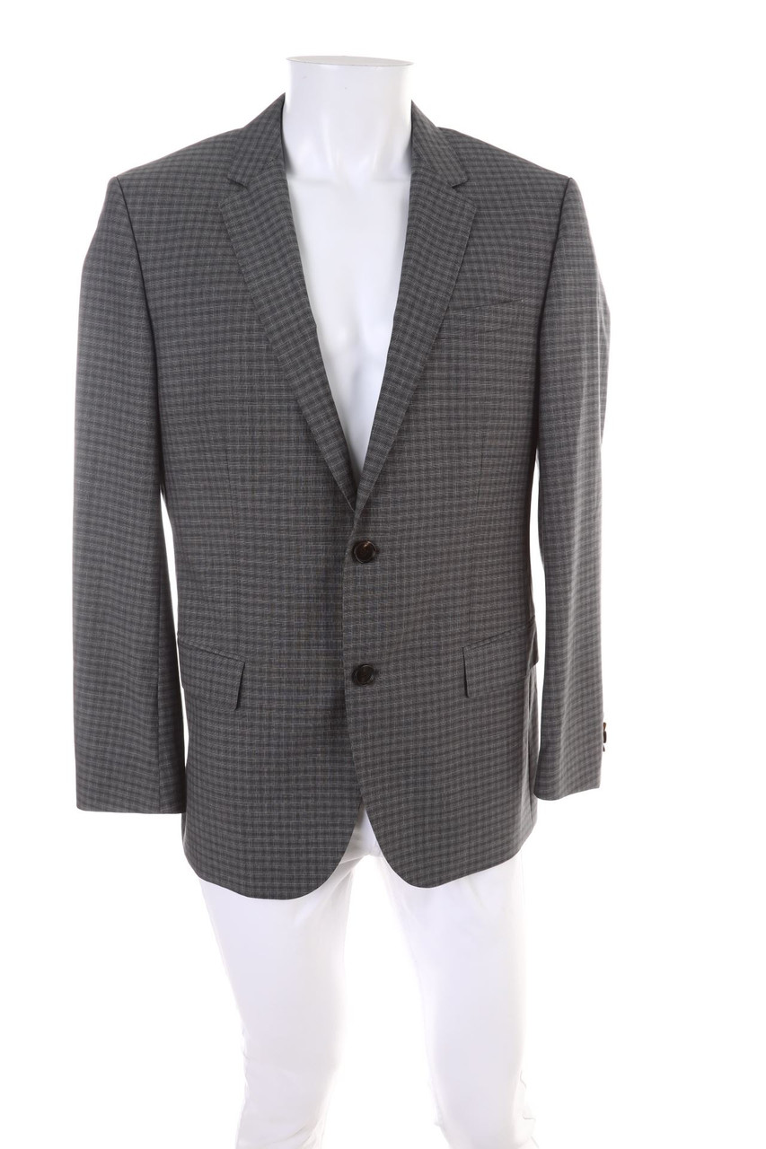 BOSS HUGO BOSS - Sakko mit Karo-Muster aus Schurwolle - L