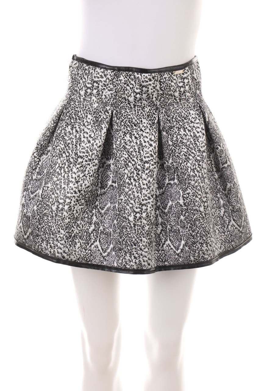 SECONDHAND - Minirock mit Metallic-Effekt - S