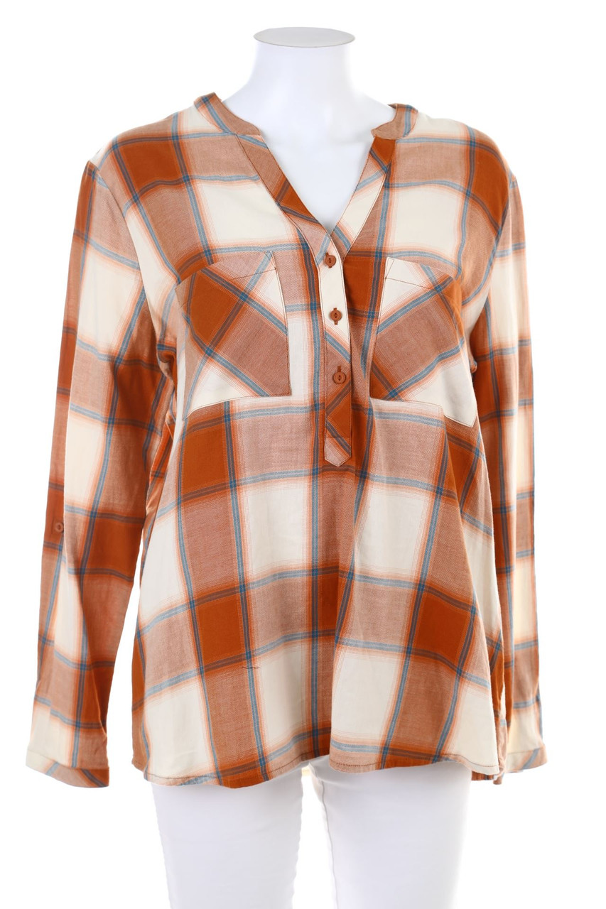 ESPRIT - Karo-Bluse - XL