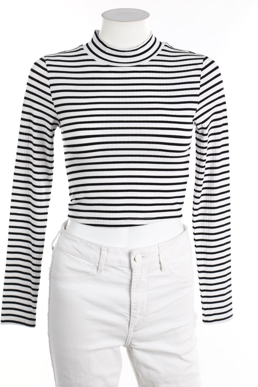 Ohne Label - Cropped-Longsleeve-Shirt - XS