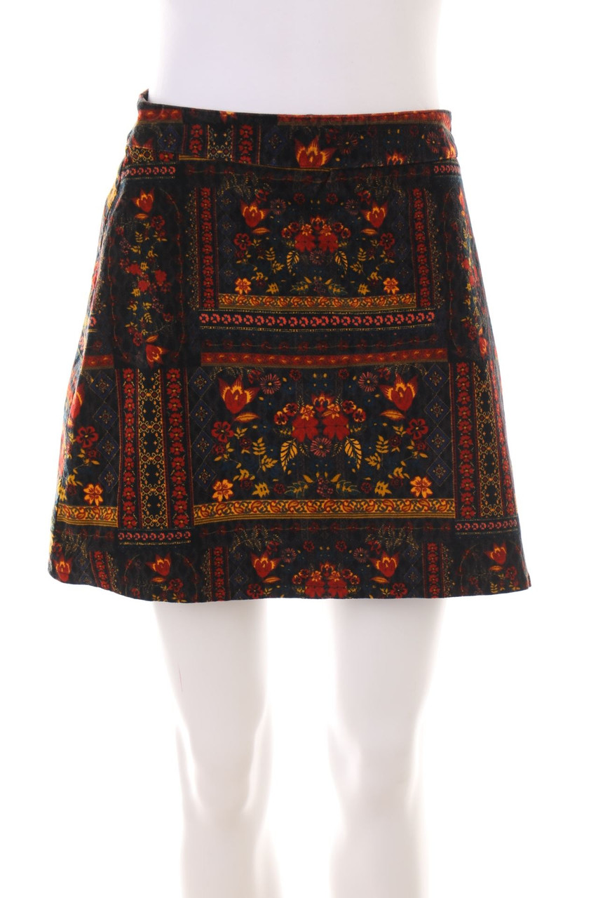 H&M COACHELLA - Samt-Minirock - M