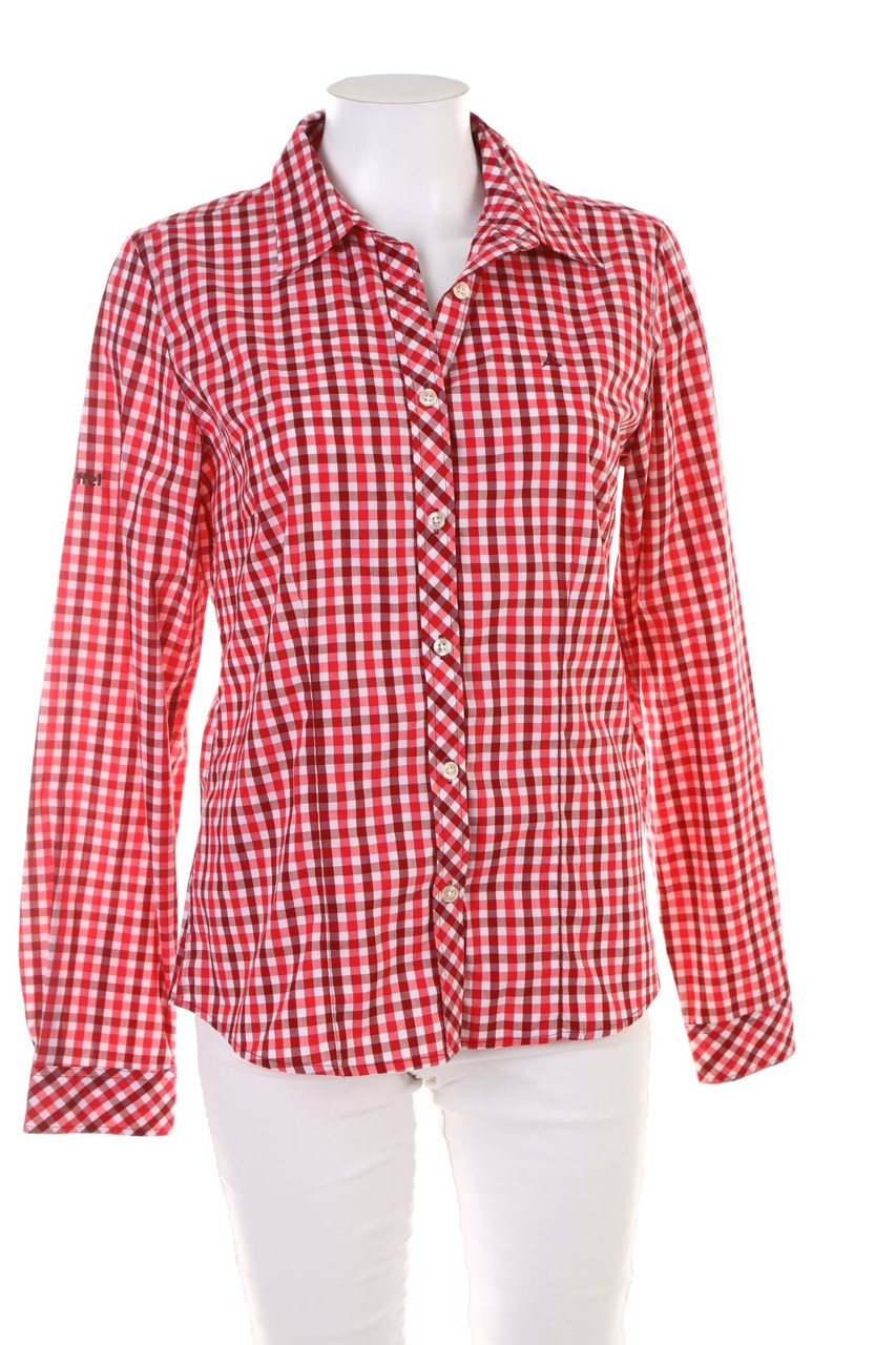 Schöffel - Hemd-Bluse mit Karo-Muster - M